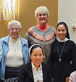 IHM Sisters Gather for Conversation and Dinner